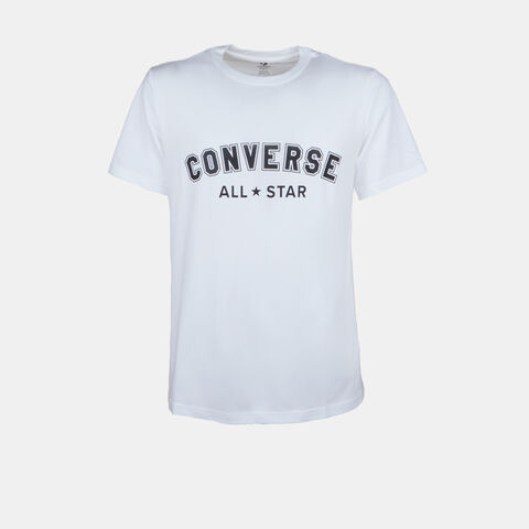 Camiseta Converse Unisex GO-TO ALL STAR con corte estándar, Blanco Camiseta Converse Unisex GO-TO ALL STAR con corte estándar, Blanco